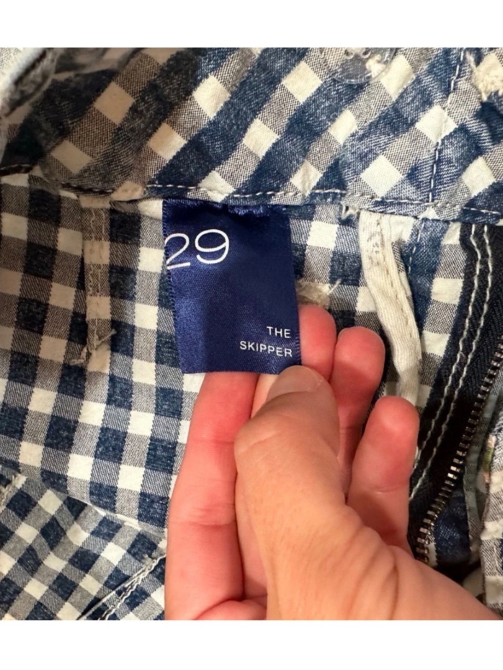 Anthropologie - Pilcro The Skipper Gingham Picnic Pants - Picture 7 of 8